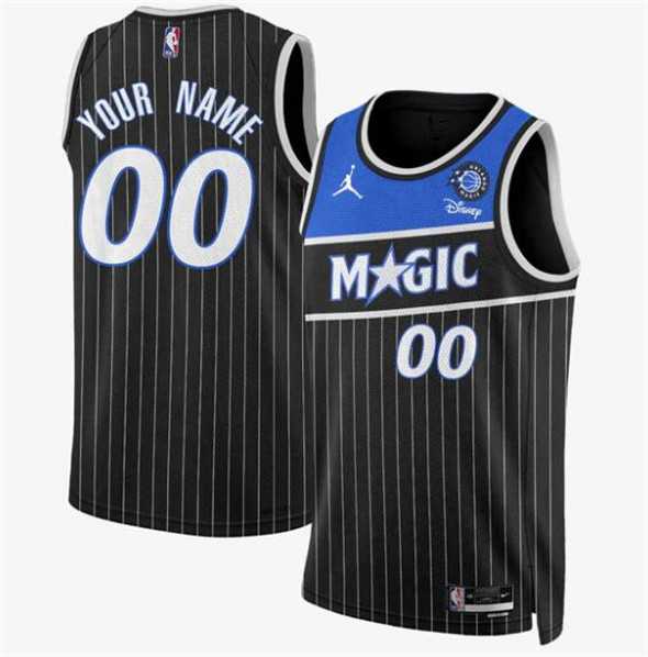 Men%27s Orlando Magic Active Player Custom Black 2025 New Generation of Magic Stitched Basketball Jersey->customized nba jersey->Custom Jersey