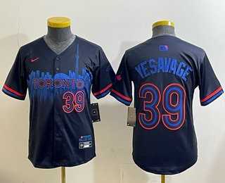 Youth Toronto Blue Jays #39 Trey Yesavage Black City Limited Jersey->mlb youth jerseys->MLB Jersey