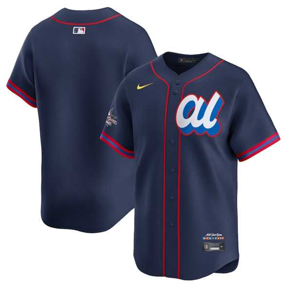 Mens American League Blank Navy 2025 All-Star Edition Limited Stitched Baseball Jersey->2025 mlb all-star->MLB Jersey