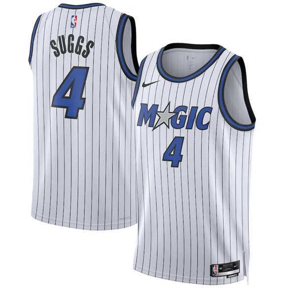 Men%27s Orlando Magic #4 Jalen Suggs White 2025 Association Edition Stitched Jersey Dzhi->mlb youth jerseys->MLB Jersey