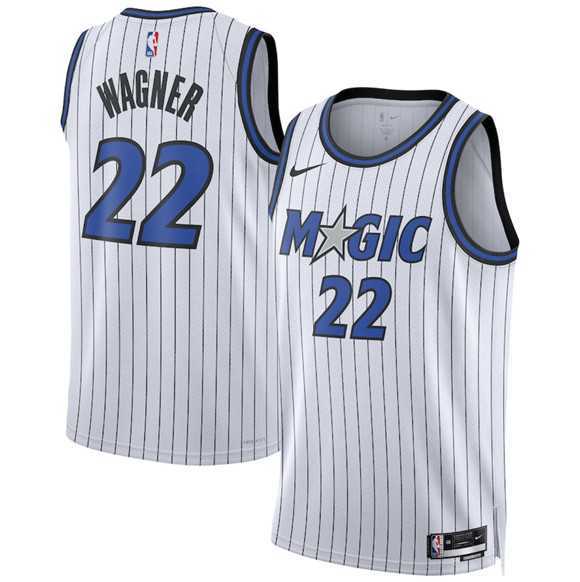 Men%27s Orlando Magic #22 Franz Wagner White 2025 Association Edition Stitched Jersey Dzhi->orlando magic->NBA Jersey