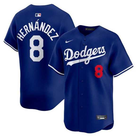Men%27s Los Angeles Dodgers #8 Enrique Hernandez Royal Limited Stitched Jersey Dzhi->los angeles dodgers->MLB Jersey