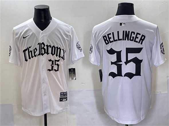 Men%27s New York Yankees #35 Cody Bellinger White %27Gothic Legacy Edition%27 Vapor Premier Limited Stitched Baseball Jersey->new york yankees->MLB Jersey