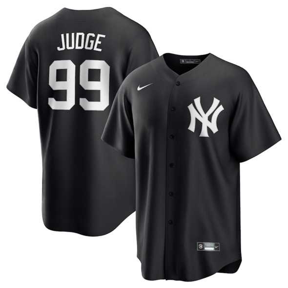 Men%27s New York Yankees #99 Aaron Judge Black Lights Out Limited Stitched Baseball Jersey Dzhi->new york yankees->MLB Jersey