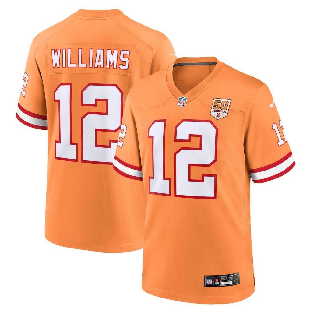 Men & Women & Youth Tampa Bay Buccaneers #12 Doug Williams Orange Vapor Untouchable Stitched Jersey->philadelphia eagles->NFL Jersey