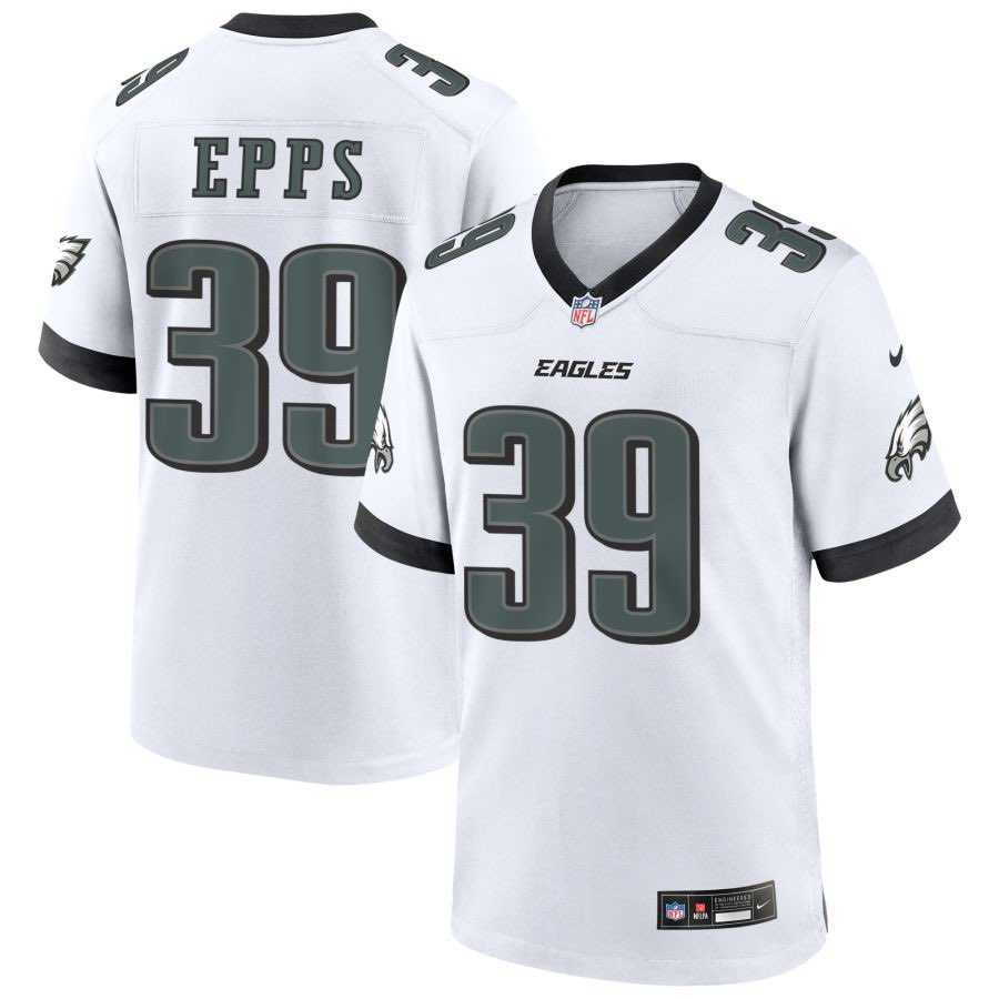 Men & Women & Youth Philadelphia Eagles #39 Marcus Epps White 2025 Vapor Untouchable Limited Stitched Jersey->philadelphia eagles->NFL Jersey