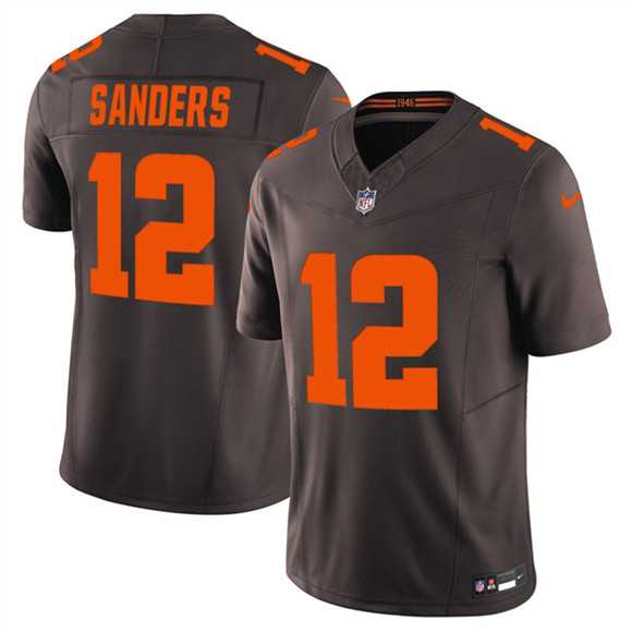 Men%27s Cleveland Browns #12 Shedeur Sanders Brown 2025 F.U.S.E. Alpha Dawg Limited Stitched Jersey Dzhi->cleveland browns->NFL Jersey