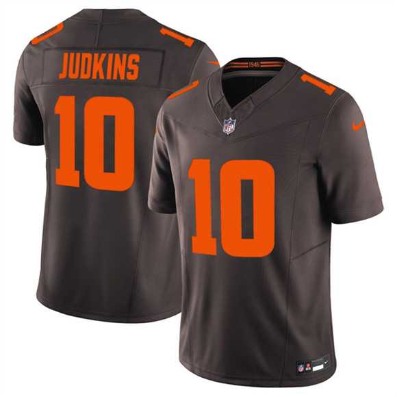 Men%27s Cleveland Browns #10 Quinshon Judkins Brown 2025 F.U.S.E. Alpha Dawg Limited Stitched Jersey Dzhi->chicago bears->NFL Jersey