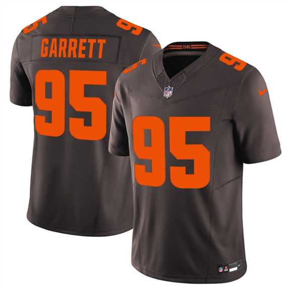 Men%27s Cleveland Browns #95 Myles Garrett Brown 2025 F.U.S.E. Alpha Dawg Limited Stitched Jersey Dzhi->cleveland browns->NFL Jersey