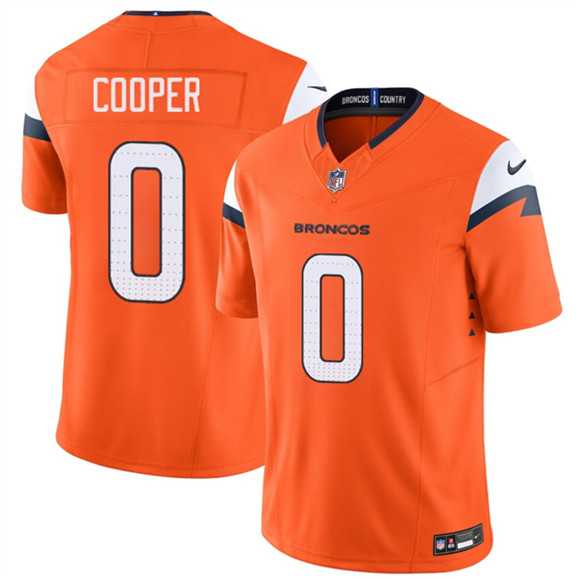Men%27s Denver Broncos #0 Jonathon Cooper Orange 2025 F.U.S.E. Vapor Limited Stitched Jersey Dzhi->dallas cowboys->NFL Jersey
