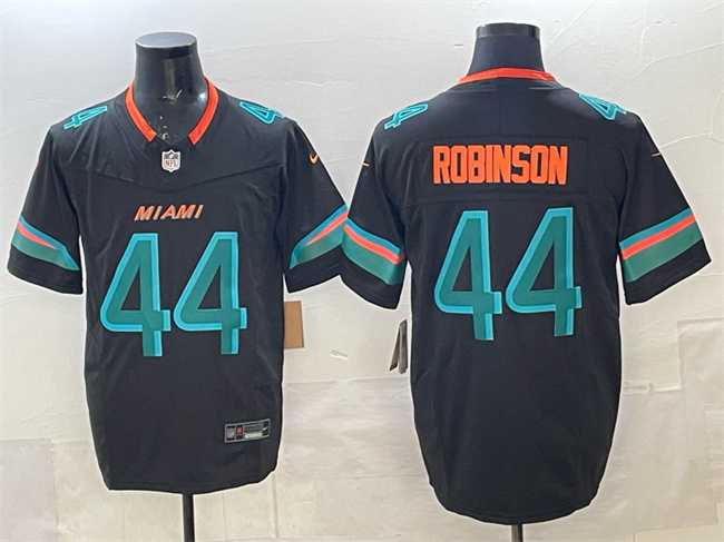 Men%27s Miami Dolphins #44 Chop Robinson Black 2025 F.U.S.E. %27Rivalries%27 Vapor Limited Stitched Jersey Dzhi->las vegas raiders->NFL Jersey