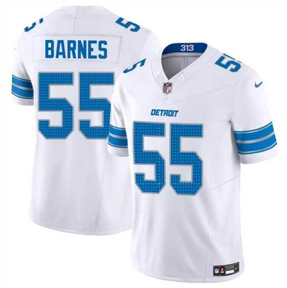 Men%27s Detroit Lions #55 Derrick Barnes White 2025 F.U.S.E. Vapor Limited Stitched Game Jersey Dzhi->detroit lions->NFL Jersey