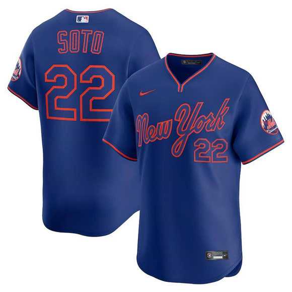Men%27s New York Mets #22 Juan Soto Royal Alternate Limited Stitched Jersey Dzhi->2025 mlb all-star->MLB Jersey