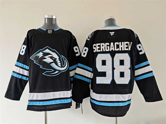 Mens Utah Mammoth #98 Mikhail Sergachev Navy 2025 Stitched Jersey->utah mammoth->NHL Jersey