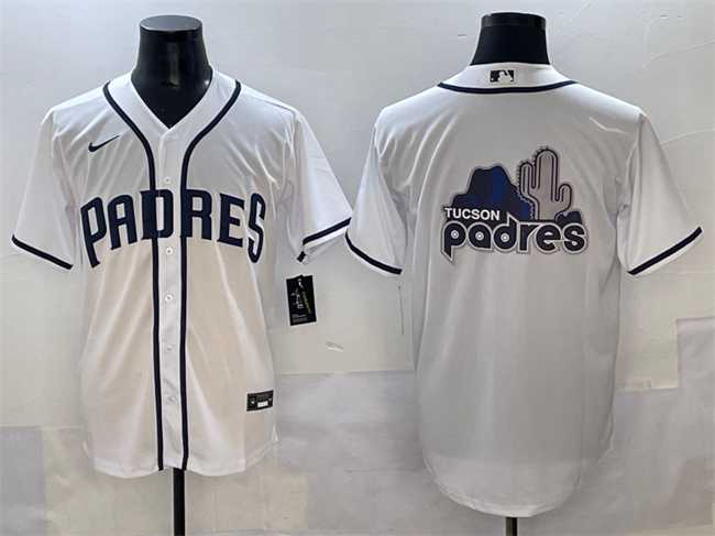 Men%27s San Diego Padres Team Big Logo White Cool Base Stitched Baseball Jersey1->san diego padres->MLB Jersey