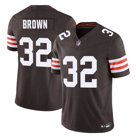 Men%27s Cleveland Browns #32 Jim Brown Brown F.U.S.E. Vapor Limited Stitched Jersey Dzhi->detroit lions->NFL Jersey