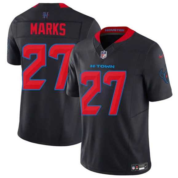 Men%27s Houston Texans #27 Woody Marks Navy 2nd Alternate 2025 F.U.S.E. Vapor Limited Stitched Jersey Dzhi->houston texans->NFL Jersey