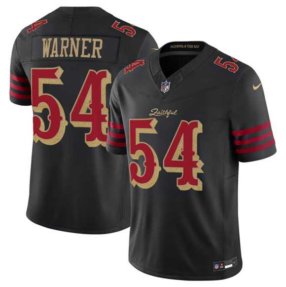 Men%27s San Francisco 49ers #54 Fred Warner Black 2025 F.U.S.E. %27Rivalries%27 Vapor Limited Stitched Jersey Dzhi->san francisco 49ers->NFL Jersey
