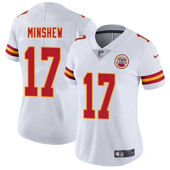 Women%27s Kansas City Chiefs #17 Gardner Minshew White 2025 Vapor Untouchable Limited Stitched Jersey(Run Small) Dzhi->dallas cowboys->NFL Jersey