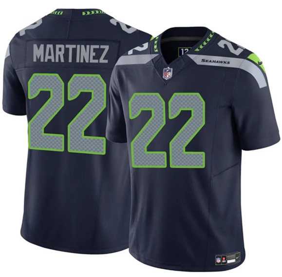 Men & Women & Youth Seattle Seahawks #22 Damien Martinez Navy 2025 F.U.S.E. Vapor Untouchable Limited Stitched Jersey->pittsburgh steelers->NFL Jersey