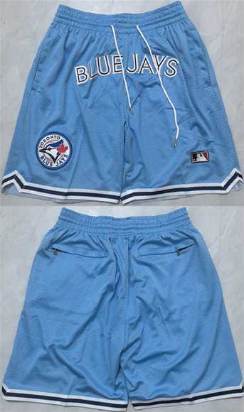 Mens Toronto Blue Jays Blue Shorts->mlb shorts->MLB Jersey