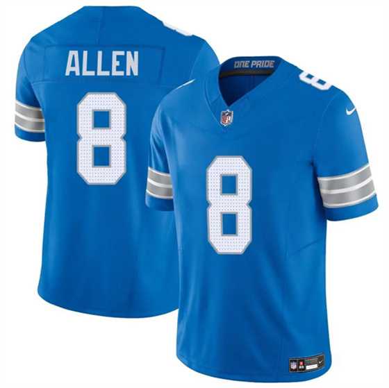Men & Women & Youth Detroit Lions #8 Kyle Allen Blue 2025 F.U.S.E. Vapor Limited Stitched Jersey->detroit lions->NFL Jersey