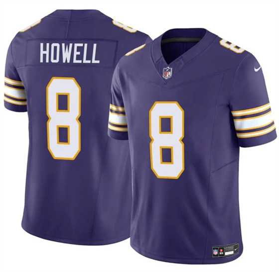 Men & Women & Youth Minnesota Vikings #8 Sam Howell Purple 2023 F.U.S.E. Throwback Vapor Untouchable Limited Stitched Jersey->miami dolphins->NFL Jersey