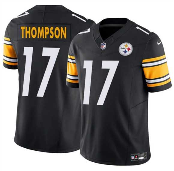 Men & Women & Youth Pittsburgh Steelers #17 Skylar Thompson Black 2025 F.U.S.E. Vapor Untouchable Limited Stitched Jersey->pittsburgh steelers->NFL Jersey