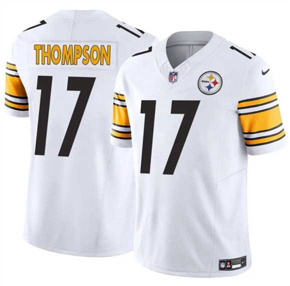 Men & Women & Youth Pittsburgh Steelers #17 Skylar Thompson White 2025 F.U.S.E. Vapor Limited Stitched Jersey->pittsburgh steelers->NFL Jersey