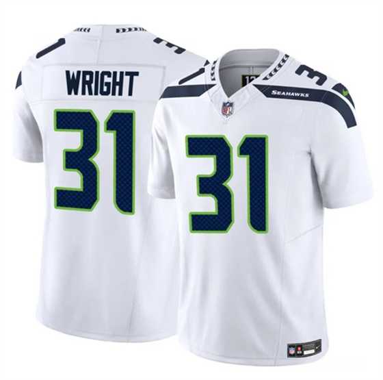 Men & Women & Youth Seattle Seahawks #31 Jacardia Wright White 2025 F.U.S.E. Vapor Untouchable Limited Stitched Jersey->seattle seahawks->NFL Jersey