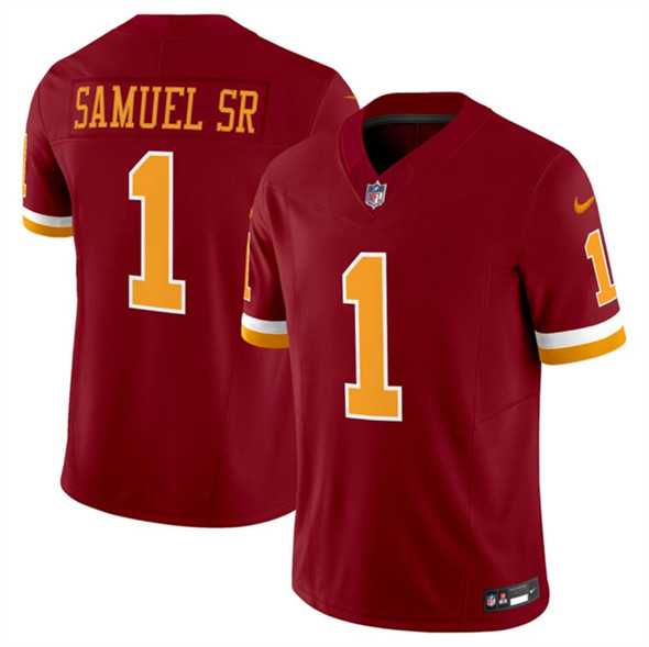 Men & Women & Youth Washington Commanders #1 Deebo Samuel Sr. Burgundy 2025 F.U.S.E. Throwback Limited Stitched Jersey->seattle seahawks->NFL Jersey