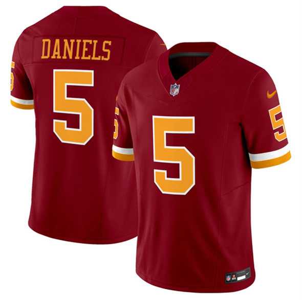 Men & Women & Youth Washington Commanders #5 Jayden Daniels Burgundy 2025 F.U.S.E. Throwback Limited Stitched Jersey->seattle seahawks->NFL Jersey