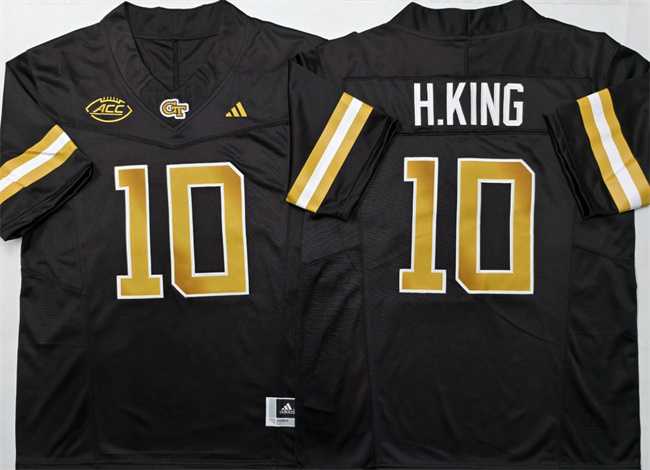 Men%27s Georgia Tech Yellow Jackets #10 Haynes King Black F.U.S.E. Limited Stitched Jersey->georgia tech yellow jackets->NCAA Jersey