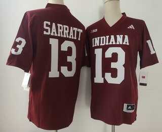 Men%27s Indiana Hoosiers #13 Elijah Sarratt Limited Red FUSE College Jersey->indiana hoosiers->NCAA Jersey