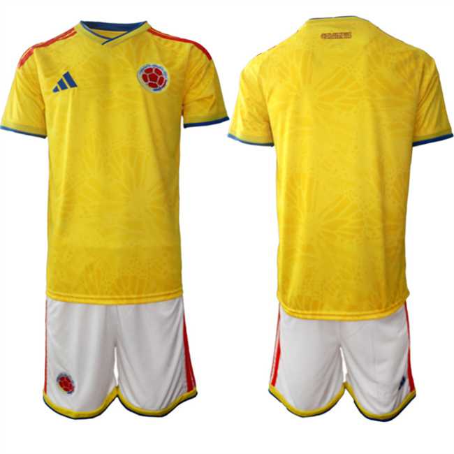 Men%27s Colombia Team Custom Yellow 2025-26 Home Soccer Jersey Suit->olympics usa jerseys->NHL Jersey
