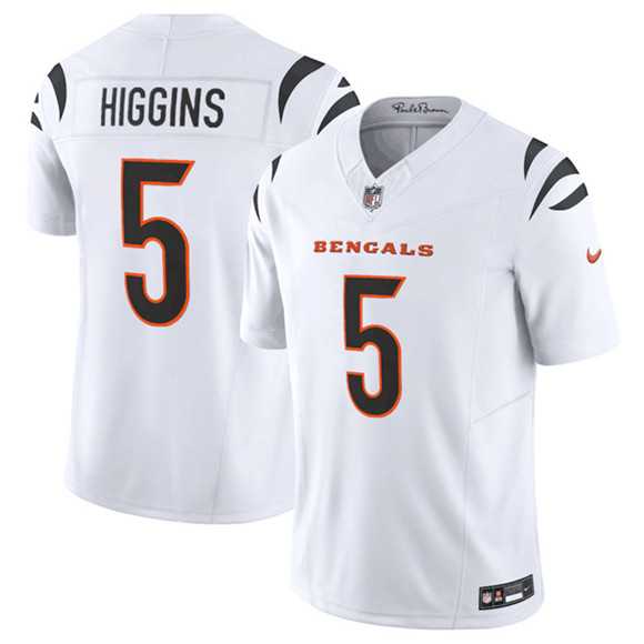 Men & Women & Youth Cincinnati Bengals #5 Tee Higgins White F.U.S.E. Vapor Untouchable Limited Stitched Jersey->chicago bears->NFL Jersey
