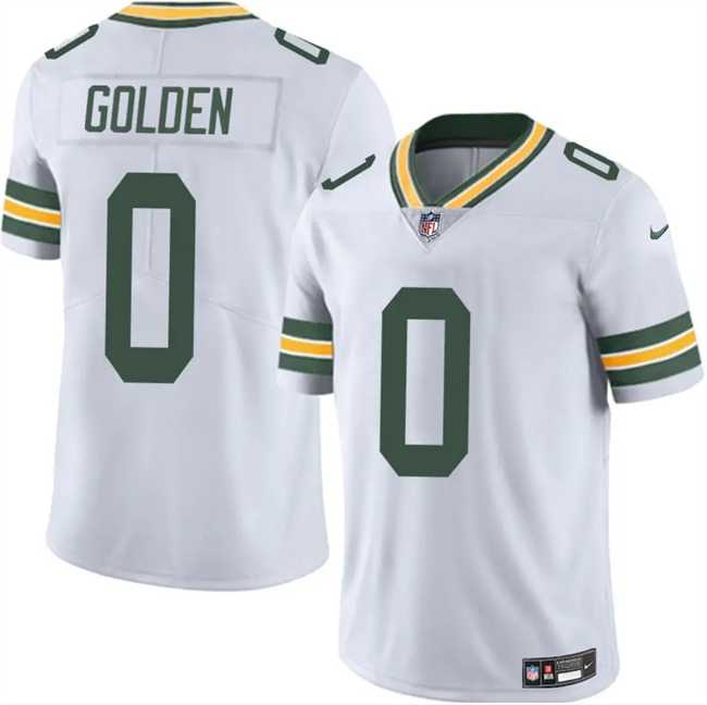 Men & Women & Youth Green Bay Packers #0 Matthew Golden White 2025 Vapor Untouchable Limited Stitched Jersey->detroit lions->NFL Jersey
