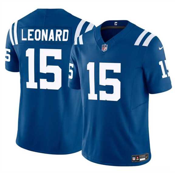 Men & Women & Youth Indianapolis Colts #15 Riley Leonard Blue 2025 F.U.S.E. Vapor Limited Stitched Jersey->green bay packers->NFL Jersey