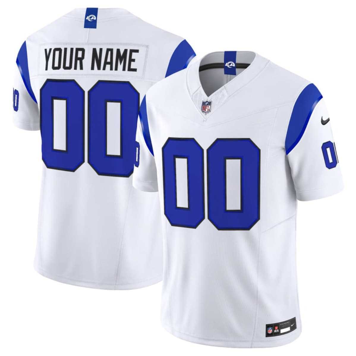 Men%27s Los Angeles Rams Active Player Custom White 2026 F.U.S.E. Vapor Limited Stitched Jersey->customized nfl jersey->Custom Jersey