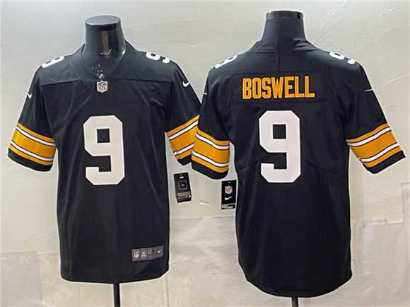 Mens Pittsburgh Steelers #9 Chris Boswell Black Vapor Untouchable Stitched Jersey->pittsburgh steelers->NFL Jersey