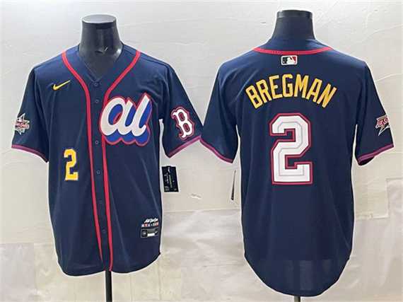 Mens American League #2 Alex Bregman Navy 2025 All-Star Edition Limited Stitched Jersey->2025 mlb all-star->MLB Jersey