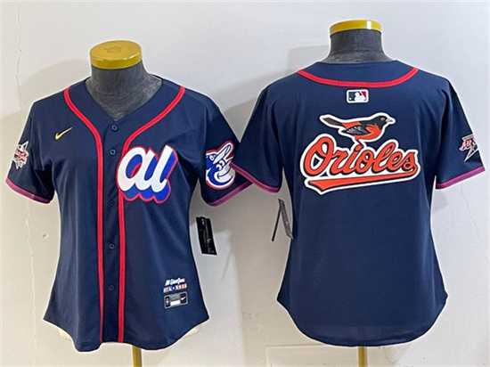 Youth American League Baltimore Orioles Team Big Logo Navy 2025 All-Star Edition Limited Stitched Jersey->2025 mlb all-star->MLB Jersey