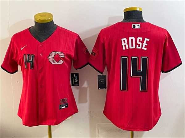 Youth Cincinnati Reds #14 Pete Rose Red 2026 City Connect Stadium Stitched Jersey->mlb youth jerseys->MLB Jersey