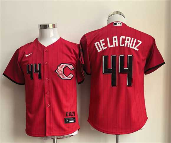 Youth Cincinnati Reds #44 Elly De La Cruz Red 2026 City Connect Stadium Stitched Jersey->mlb youth jerseys->MLB Jersey