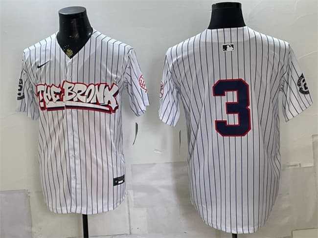 Men%27s New York Yankees #3 Babe Ruth White Bronx Graffiti V2 Vapor Limited Stitched Jersey Dzhi->new york yankees->MLB Jersey