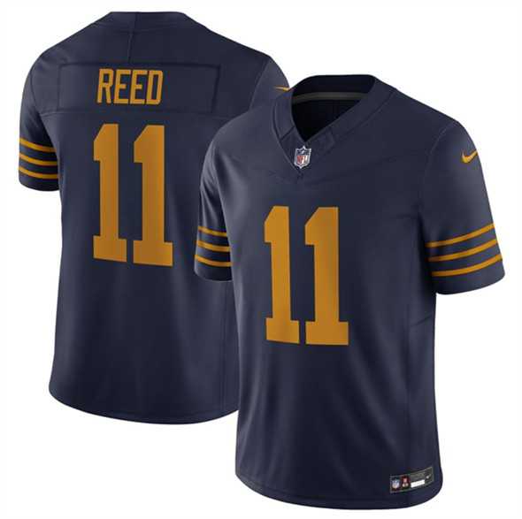 Men & Women & Youth Green Bay Packers #11 Jayden Reed Navy The 1923 Classic Vapor F.U.S.E. Limited Stitched Jersey->green bay packers->NFL Jersey