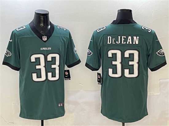 Men%27s Philadelphia Eagles #33 Cooper DeJean Green 2024 New Vapor Untouchable Limited Stitched Jersey->philadelphia eagles->NFL Jersey