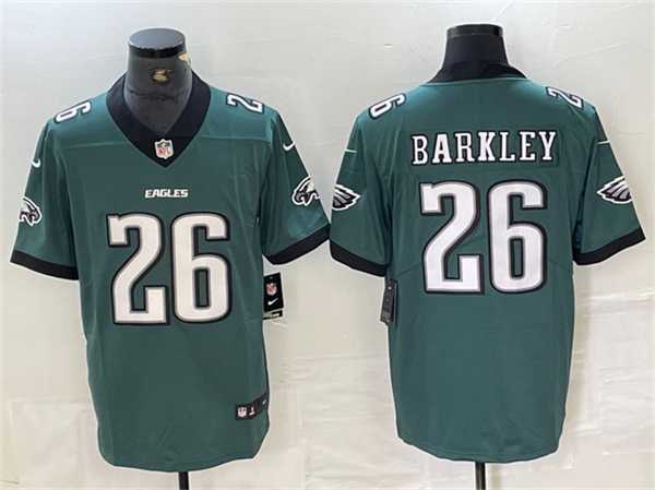 Men%27s Philadelphia Eagles #26 Saquon Barkley Green 2024 New Vapor Untouchable Limited Stitched Jersey->philadelphia eagles->NFL Jersey