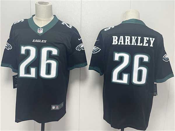 Men%27s Philadelphia Eagles #26 Saquon Barkley Black 2024 New Vapor Untouchable Limited Stitched Jersey->philadelphia eagles->NFL Jersey