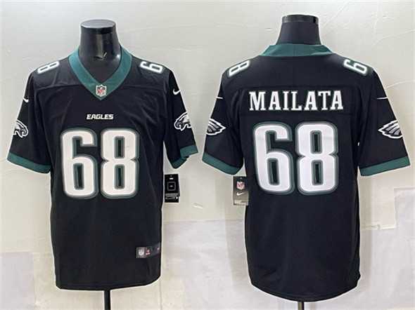 Men%27s Philadelphia Eagles #68 Jordan Mailata Black 2024 New Vapor Untouchable Limited Stitched Jersey->philadelphia eagles->NFL Jersey